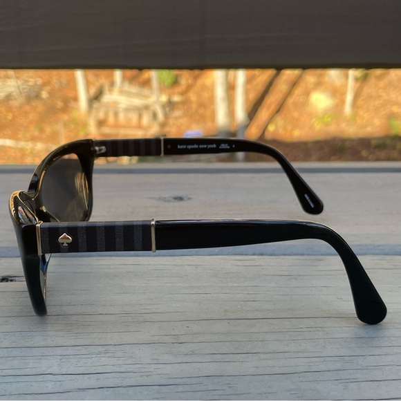 Kate Spade Johanna 2/S Rectangular Sunglasses 0807 Black 9O Dark Gray Gradient
